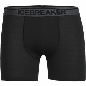 Icebreaker ANTOMICA BOXERS čierna Crna - Pánske funkčné boxerky z Merina
