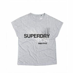Superdry CORE SPLIT BACK TEE šedá 14 - Dámske tričko