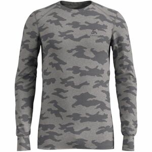 Odlo SUW MEN'S TOP L/S CREW NECK ACTIVE WARM XMAS Pánske tričko, sivá, veľkosť