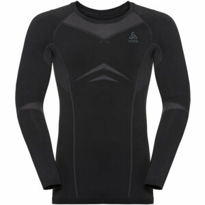 Odlo SUW MEN'S TOP L/S CREW NECK PERFORMANCE EVOLUTION WARM Pánske tričko, čierna, veľkosť L