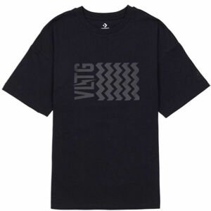 Converse VLTG OVERSIZED SHORT SLEEVE T-SHIRT čierna XS - Dámske tričko