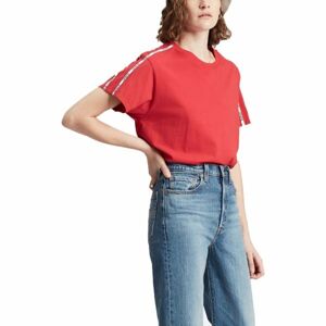 Levi's VARSITY TEE Dámske tričko, červená, veľkosť L