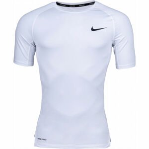 Nike NP TOP SS TIGHT M biela 2XL - Pánske tričko