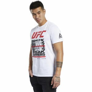 Reebok UFC FG CAPSULE T Pánske tričko, biela, veľkosť XL