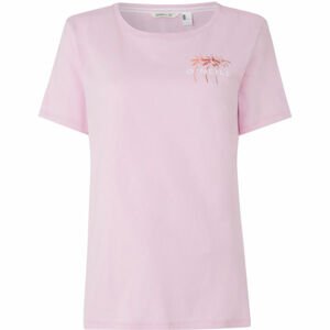 O'Neill LW DORAN T-SHIRT Dámske tričko, ružová,biela, veľkosť