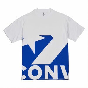 Converse STAR CHEVRON ICON REMIX TEE Pánske tričko, biela, veľkosť S