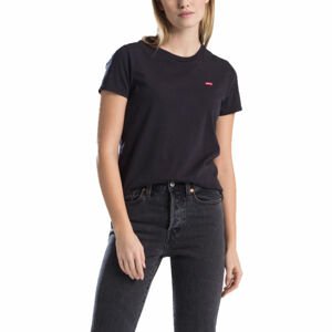 Levi's CORE THE PERFECT TEE Dámske tričko, čierna, veľkosť L