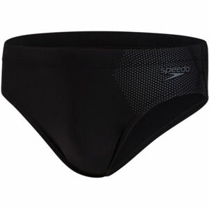 Speedo TECH PLACEMENT 7CM BRIEF Pánske plavky, čierna, veľkosť 9