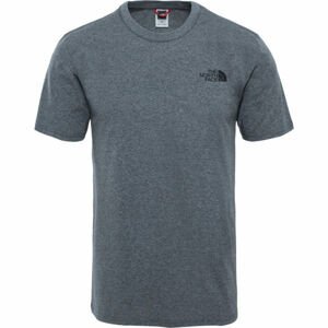 The North Face S/S SIMPLE DOME TE M Pánske tričko, tmavo sivá, veľkosť XXL
