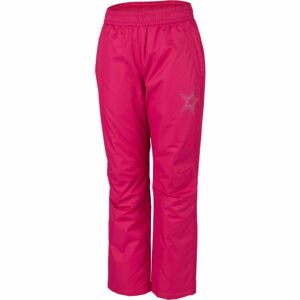 Lewro GIDEON Detské zateplené nohavice, ružová, veľkosť 140-146