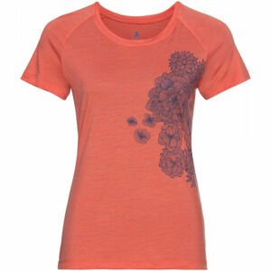 Odlo WOMEN'S T-SHIRT CREW NECK S/S CONCORD oranžová Narančasta - Dámske tričko