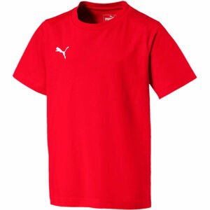 Puma LIGA CASUALS TEE JR Chlapčenské tričko, červená, veľkosť