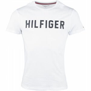 Tommy Hilfiger CN SS TEE HILFIGER biela M - Pánske tričko