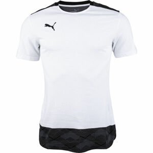 Puma TEAM FINAL 21 CASUALS TEE Pánske tričko, biela, veľkosť 2XL