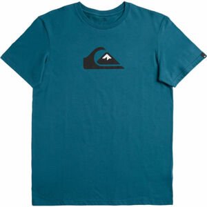 Quiksilver COMP LOGO SS Pánske tričko, tyrkysová, veľkosť M