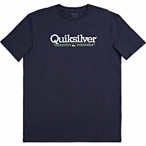 Quiksilver TROPICAL LINES SS tmavo modrá M - Pánske tričko