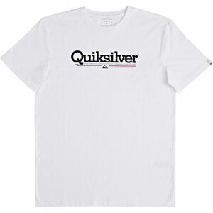 Quiksilver TROPICAL LINES SS biela S - Pánske tričko