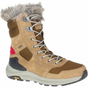 Merrell ONTARIO TALL PLR WP Dámska zimná obuv, hnedá, veľkosť 38.5