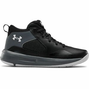 Under Armour GS LOCKDOWN 5 Detská basketbalová obuv, čierna, veľkosť 38