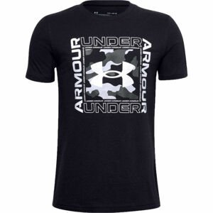 Under Armour LIVE RIVAL INSPIRED SS čierna XL - Chlapčenské tričko