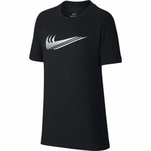 Nike NSW TEE TRIPLE SWOOSH U čierna Crna - Detské tričko
