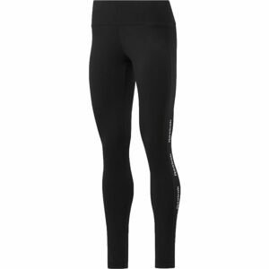 Reebok TE LINEAR LOGO CT LEGGING Dámske legíny, čierna, veľkosť