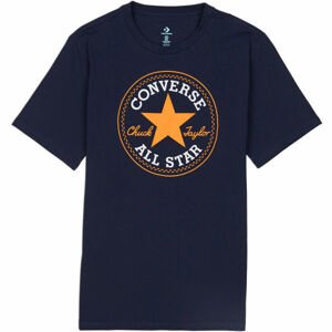 Converse CHUCK PATCH TEE tmavo modrá S - Pánske tričko