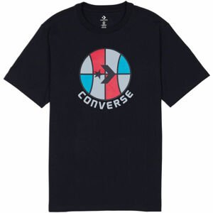 Converse CLASSIC BBALL SS TEE čierna S - Pánske tričko