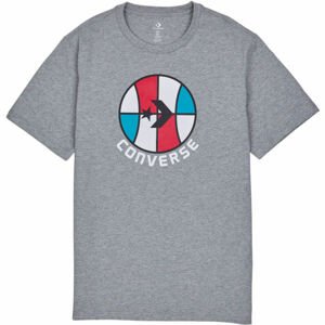 Converse CLASSIC BBALL SS TEE sivá S - Pánske tričko