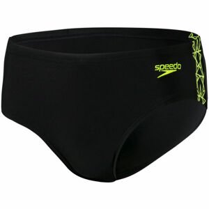 Speedo BOOMSTAR SPLICE 6.5 CM BRIEF Chlapčenské slipové plavky, čierna, veľkosť