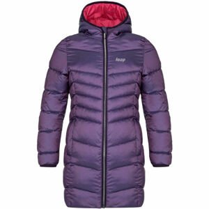 Loap IDUZIE Dievčenský zimný kabát, fialová, veľkosť 122-128