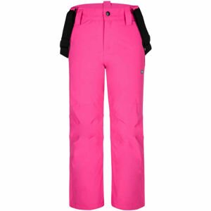 Loap FUXI Detské lyžiarske nohavice, ružová, veľkosť 146