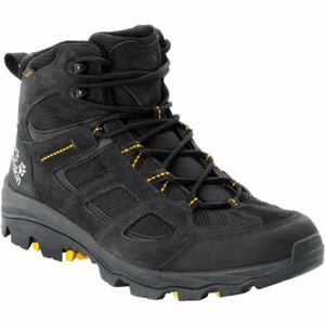 Jack Wolfskin VOJO 3 TEXAPORE MID M Pánska treková obuv, čierna, veľkosť 41