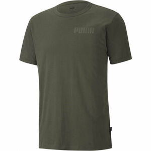 Puma MODERN BASICS TEE Pánske tričko, kaki, veľkosť M