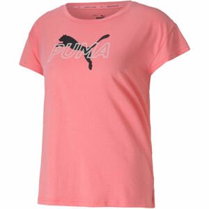 Puma MODERN SPORTS GRAPHIC TEE Dámske tričko, ružová, veľkosť