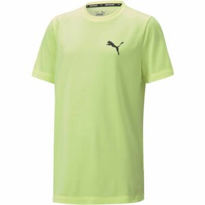 Puma ACTIVE TEE B Chlapčenské tričko, svetlo zelená, veľkosť 152
