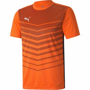 Puma FTBL PLAY GRAPHIC SHIRT oranžová L - Pánske športové tričko