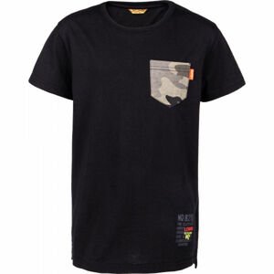 Lewro JORG čierna 128-134 - Chlapčenské tričko