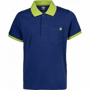 Umbro PERUN Chlapčenské polo tričko s krátkym rukávom, tmavo modrá, veľkosť 152-158