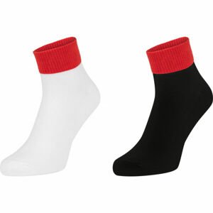 Levi's UNISEX NEW LOGO MID CUT 2P čierna 43 - 46 - Ponožky
