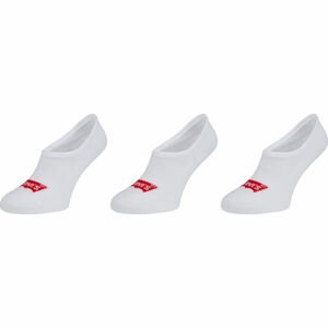 Levi's FOOTIE HIGH RISE BATWING LOGO 3P Ponožky, biela, veľkosť 35/38