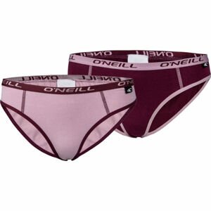 O'Neill WOMEN BIKINI UNI 2PK Dámske nohavičky, vínová, veľkosť S