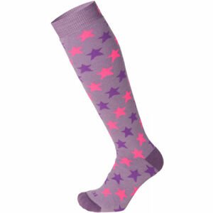 Mico MEDIUM WARM CONTROL K fialová L - Detské lyžiarske ponožky