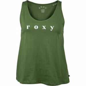 Roxy CLOSING PARTY WORD Dámske tielko, zelená, veľkosť XS