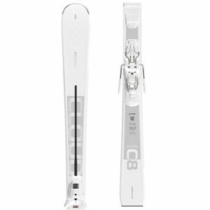 Atomic CLOUD 8 + M 10 GW Dámske zjazdové lyže, biela, veľkosť 157