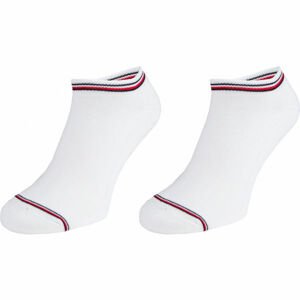 Tommy Hilfiger MEN ICONIC SNEAKER 2P Pánske ponožky, biela, veľkosť 39 - 42