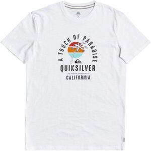 Quiksilver QUIET HOUR SS Pánske tričko, biela, veľkosť S