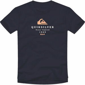 Quiksilver FIRST FIRE SS tmavo modrá S - Pánske tričko