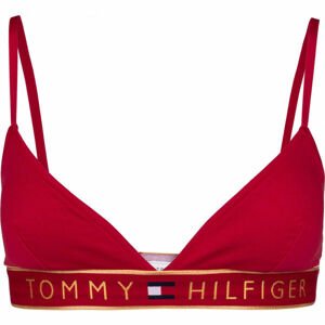 Tommy Hilfiger TRIANGLE BRA červená XS - Dámska podprsenka