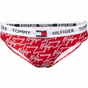 Tommy Hilfiger BIKINI PRINT červená S - Dámske nohavičky